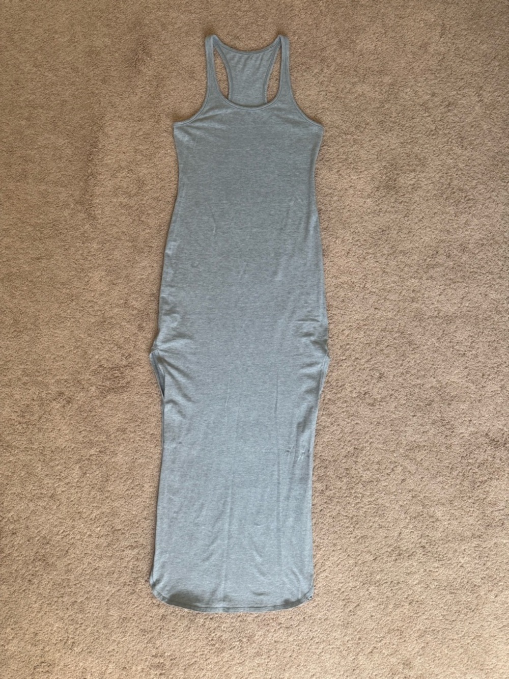 lululemon athletica Refresh  Grey Racerback Maxi Dress